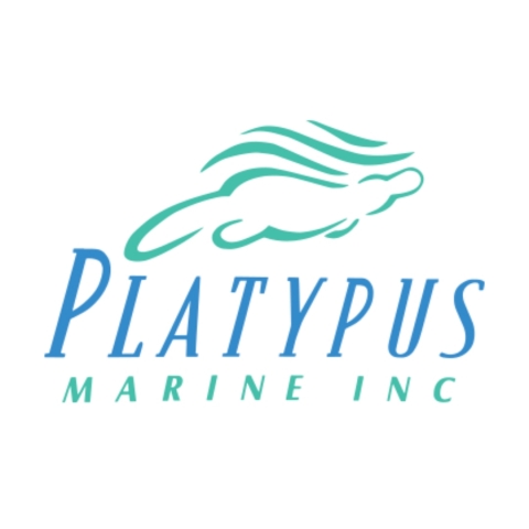 drawing of a platypus with words platypus marine inc