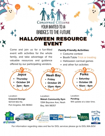 Flyer for october resource fair